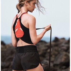 Black Ruched Tank Top